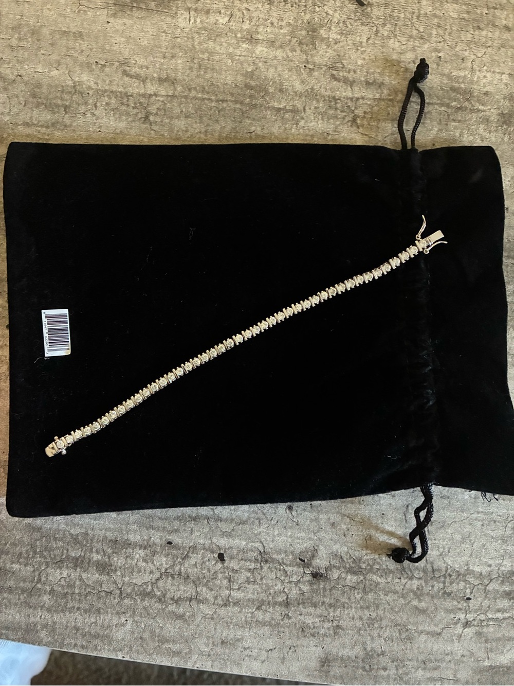 Rhinestone Costume Fashion Tennis Bracelet - Sparkling Clear Stones